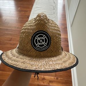 Fireman straw beach hat